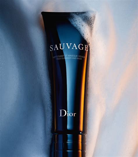 dior face model|Dior face cleanser and mask.